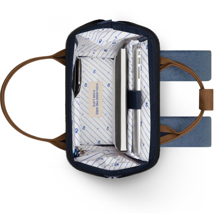 CABAIA Adventurer S Paris Rucksack blue melanged